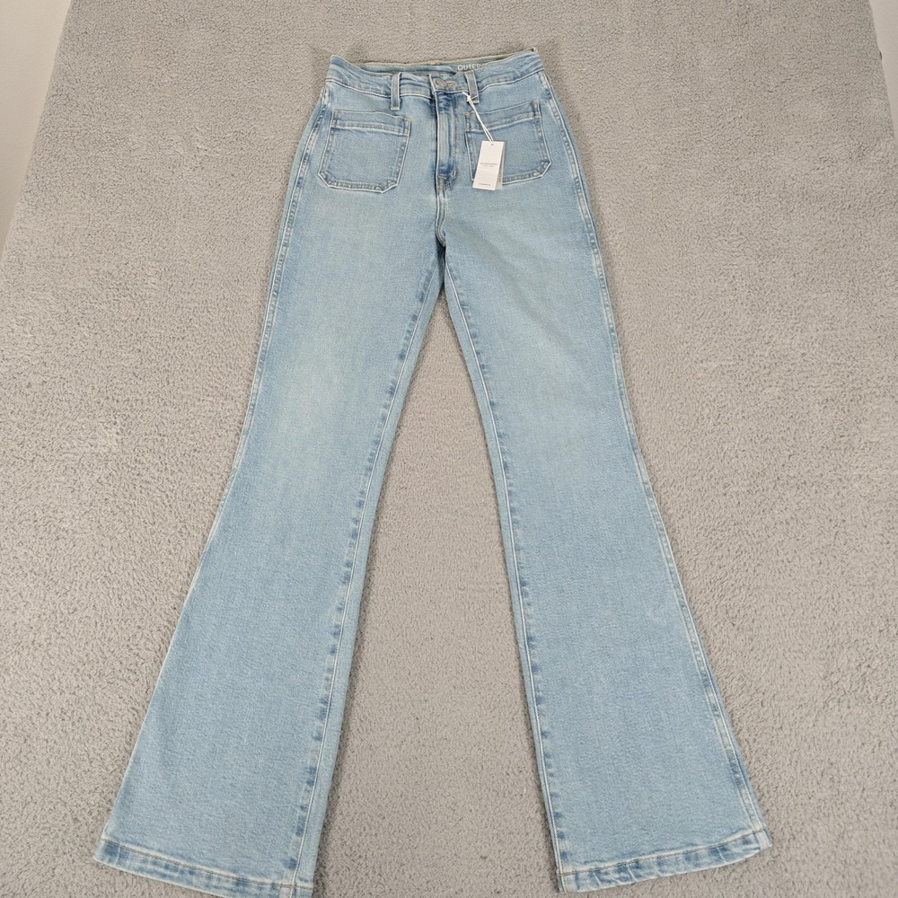 Outerknown Light Blue Flare Jeans
